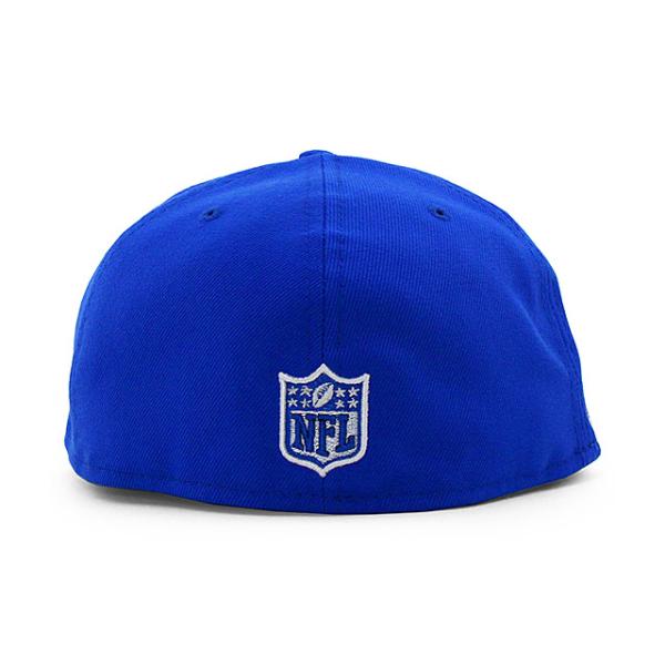 ニューエラ 59FIFTY ロサンゼルス ラムズ NFL 1990 PRO BOWL SIDE PATCH UP FITTED CAP BLUE NEW ERA LOS ANGELES RAMS