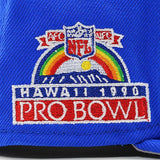 ニューエラ 59FIFTY ロサンゼルス ラムズ NFL 1990 PRO BOWL SIDE PATCH UP FITTED CAP BLUE NEW ERA LOS ANGELES RAMS