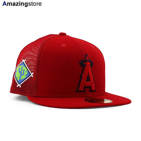 ニューエラ キャップ 59FIFTY ロサンゼルス エンゼルス  2022 MLB SPRING TRAINING FITTED CAP RED  NEW ERA LOS ANGELES ANGELS