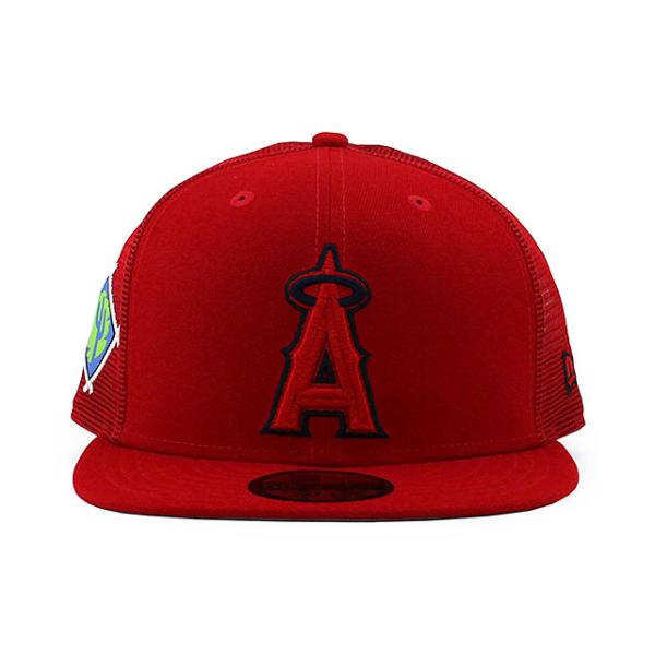 ニューエラ キャップ 59FIFTY ロサンゼルス エンゼルス  2022 MLB SPRING TRAINING FITTED CAP RED  NEW ERA LOS ANGELES ANGELS