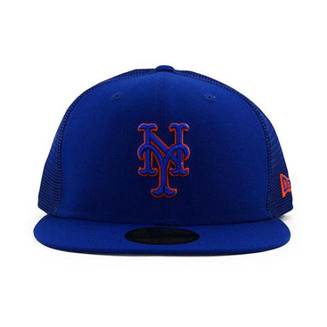 ニューエラ キャップ 59FIFTY ニューヨーク メッツ MLB BATTING PRACTICE BP TRUCKER FITTED CAP ROYAL BLUE NEW ERA NEW YORK METS