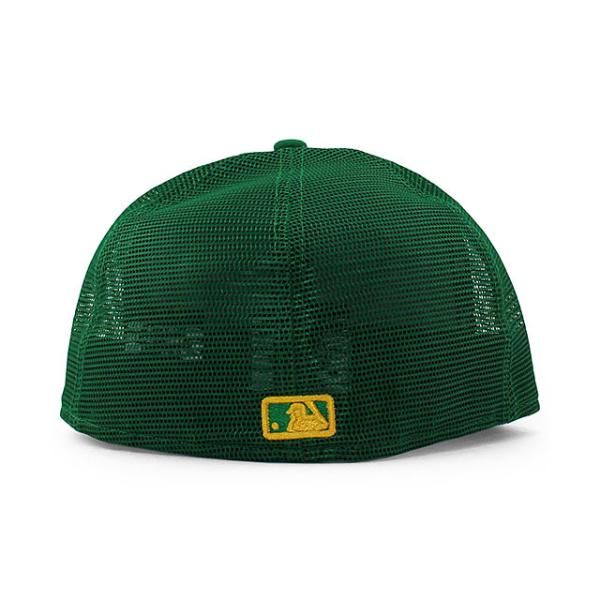 ニューエラ キャップ 59FIFTY オークランド アスレチックス  2022 MLB BATTING PRACTICE TRUCKER FITTED CAP GREEN NEW ERA OAKLAND ATHLETICS