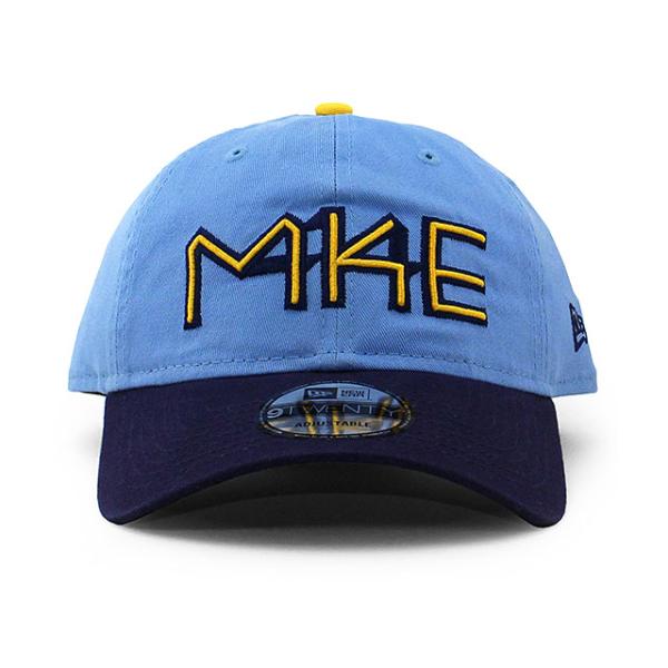 シティコネクト ニューエラ キャップ 9TWENTY ミルウォーキー ブルワーズ  MLB CITY CONNECT CAP POWDER BLUE-NAVY  NEW ERA MILWAUKEE BREWERS