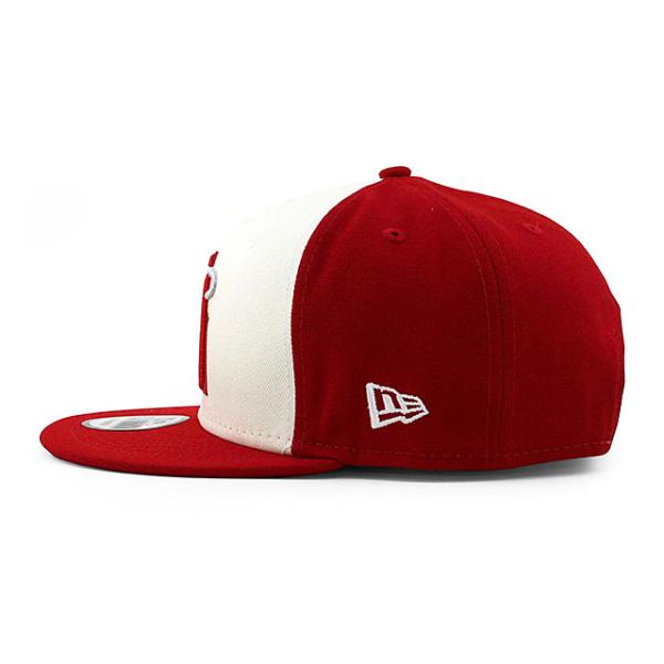 シティコネクト ニューエラ キャップ 9FIFTY ロサンゼルス エンゼルス  MLB CITY CONNECT SNAPBACK CAP RED-BEIGE  NEW ERA LOS ANGELES ANGELS