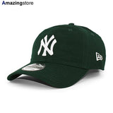 URBAN OUTFITTERS別注 ニューエラ キャップ 9TWENTY ニューヨーク ヤンキース MLB STRAPBACK CAP DARK GREEN NEW ERA NEW YORK YANKEES