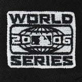 ニューエラ キャップ 59FIFTY セントルイス カージナルス MLB 2006 WORLD SERIES GAME FITTED CAP BLACK WHITE NEW ERA ST.LOUIS CARDINALS