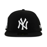 ニューエラ キャップ 59FIFTY ニューヨーク ヤンキース  MLB 2000 WORLD SERIES SUBWAY SERIES FITTED CAP BLACK-WHITE  NEW ERA NEW YORK YANKEES