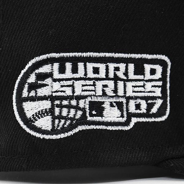 ニューエラ キャップ 59FIFTY ボストン レッドソックス  MLB 2007 WORLD SERIES FITTED CAP BLACK-WHITE  NEW ERA BOSTON RED SOX