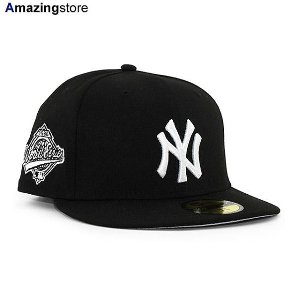 ニューエラ キャップ 59FIFTY ニューヨーク ヤンキース MLB 1996 WORLD SERIES FITTED CAP BLACK WHITE NEW ERA NEW YORK YANKEES