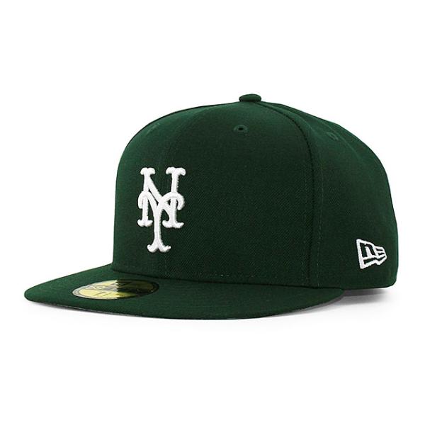 ニューエラ キャップ 59FIFTY ニューヨーク メッツ  MLB TEAM-BASIC FITTED CAP DK GREEN  NEW ERA NEW YORK METS