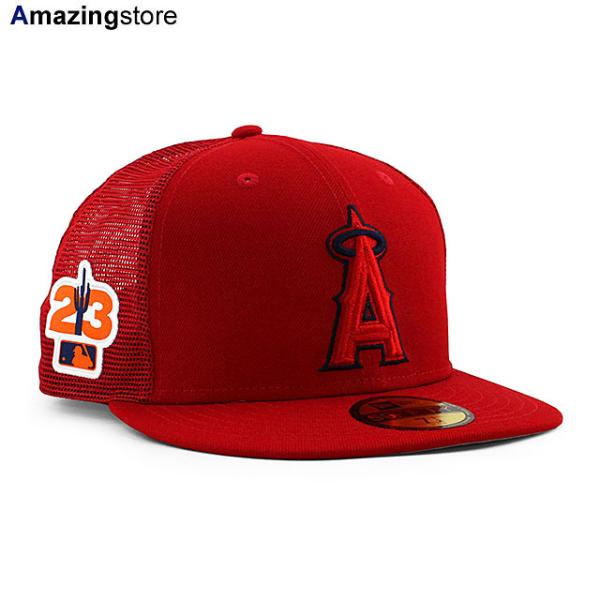 ニューエラ キャップ 59FIFTY ロサンゼルス エンゼルス 2023 MLB SPRING TRAINING FITTED CAP RED NEW ERA LOS ANGELES ANGELS