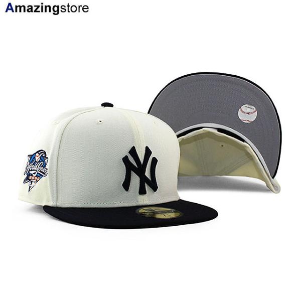 ニューエラ キャップ 59FIFTY ニューヨーク ヤンキース MLB 2000 WORLD SERIES GREY BOTTOM FITTED CAP CREAM NEW ERA NEW YORK YANKEES