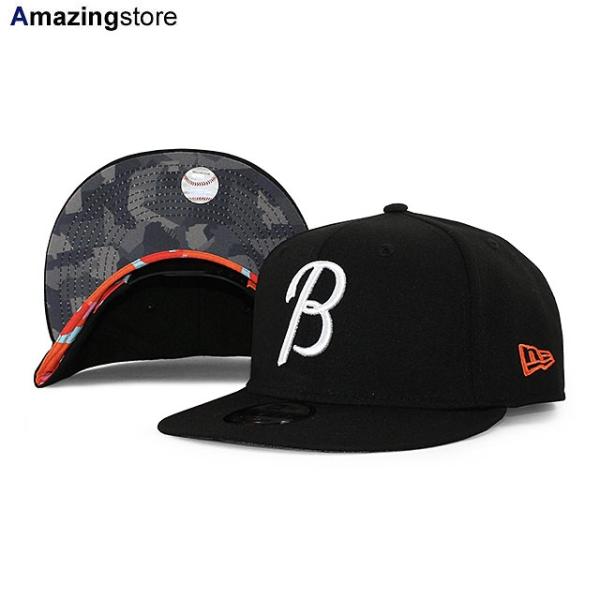 シティコネクト ニューエラ キャップ 9FIFTY ボルチモア オリオールズ MLB CITY CONNECT SNAPBACK CAP BLACK BALTIMORE ORIOLES