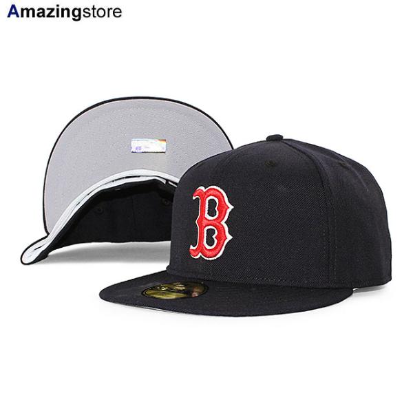 ニューエラ キャップ 59FIFTY ボストン レッドソックス MLB OLD AUTHENTIC 1999-2006 GAME FITTED CAP NAVY NEW ERA BOSTON RED SOX