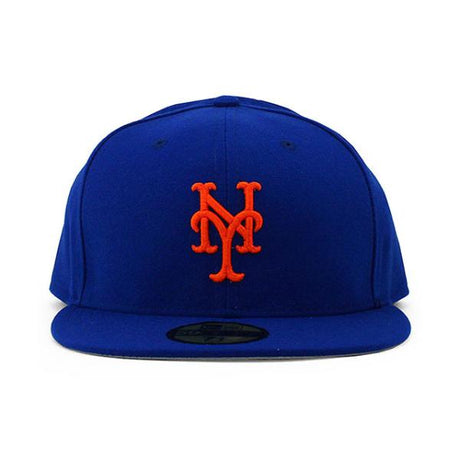 DEADSTOCK ニューエラ キャップ 59FIFTY ニューヨーク メッツ  MLB 2007-2016 ON FIELD PERFORMANCE GAME FITTED CAP RYL BLUE  NEW ERA NEW YORK METS