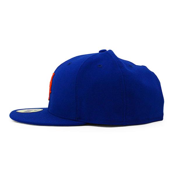 DEADSTOCK ニューエラ キャップ 59FIFTY ニューヨーク メッツ  MLB 2007-2016 ON FIELD PERFORMANCE GAME FITTED CAP RYL BLUE  NEW ERA NEW YORK METS