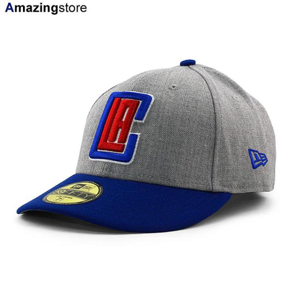 ニューエラ キャップ 59FIFTY ロサンゼルス クリッパーズ NBA LC LOW CROWN FITTED CAP LP HEATHER GREY ROYAL BLUE NEW ERA LOS ANGELES CLIPPERS