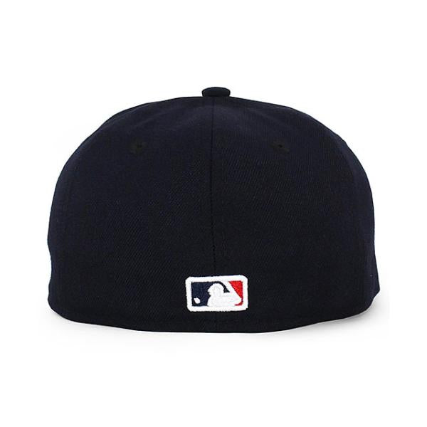 子供用 ニューエラ キャップ 59FIFTY クリーブランド インディアンス YOUTH MLB ON-FIELD ALT-2 FITTED CAP NAVY