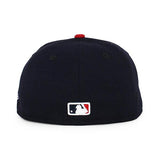 子供用 ニューエラ キャップ 59FIFTY クリーブランド インディアンス  YOUTH MLB ON-FIELD AUTHENTIC HOME FITTED CAP NAVY-RED  NEW ERA CLEVELAND INDIANS