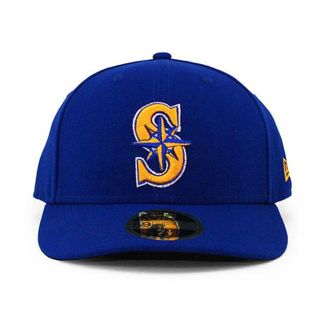 ニューエラ キャップ 59FIFTY シアトル マリナーズ MLB ON-FIELD AUTHENTIC ALT-2 LC LOW CROWN FITTED CAP LP BLUE