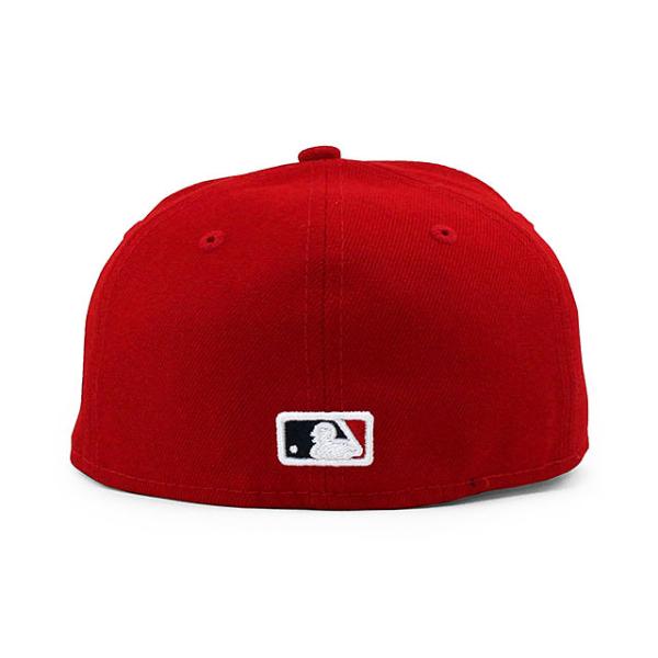 子供用 ニューエラ キャップ 59FIFTY ロサンゼルス エンゼルス YOUTH MLB ON FIELD AUTHENTIC GAME FITTED CAP RED NEW ERA LOS ANGELES ANGELS