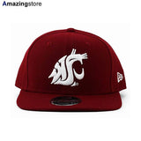 ニューエラ キャップ 9FIFTY ワシントンステイト クーガーズ  NCAA TEAM-BASIC ORIGINAL FIT SNAPBACK CAP CRIMSON  NEW ERA WASHINGTON STATE COUGARS