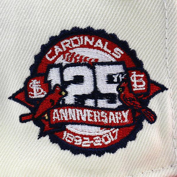 ニューエラ キャップ 59FIFTY セントルイス カージナルス MLB 125TH ANNIVERSARY KELLY GREEN BOTTOM FITTED CAP CREAM NEW ERA ST.LOUIS CARDINALS