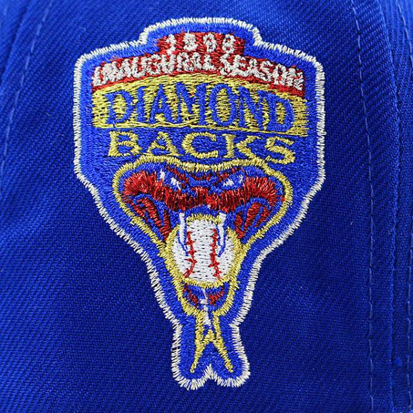 ニューエラ キャップ 59FIFTY アリゾナ ダイヤモンドバックス MLB 1998 INAUGURAL SEASON GREY BOTTOM FITTED CAP BLUE NEW ERA ARIZONA DIAMONDBACKS