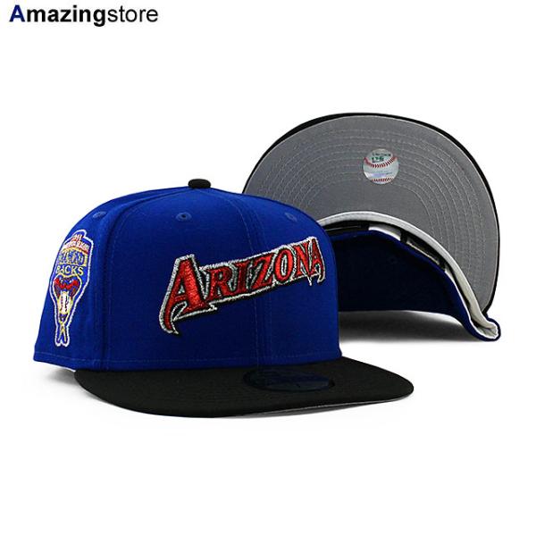 ニューエラ キャップ 59FIFTY アリゾナ ダイヤモンドバックス MLB 1998 INAUGURAL SEASON GREY BOTTOM FITTED CAP BLUE NEW ERA ARIZONA DIAMONDBACKS