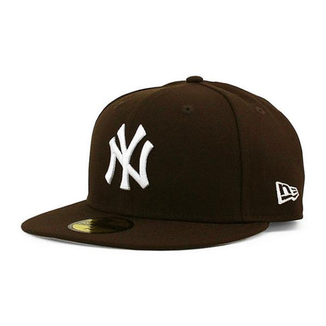 ニューエラ キャップ 59FIFTY ニューヨーク ヤンキース  MLB TEAM-BASIC FITTED CAP BROWN  NEW ERA NEW YORK YANKEES
