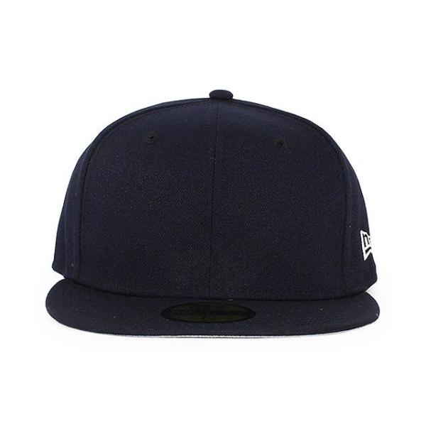 ニューエラ キャップ 59FIFTY  BLANK FITTED CAP NAVY  NEW ERA ベーシック f3693370