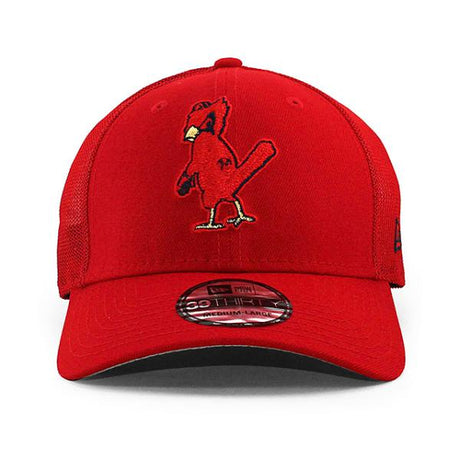 ニューエラ キャップ 39THIRTY セントルイス カージナルス MLB BATTING PRACTICE TRUCKER BP FLEX FIT CAP RED