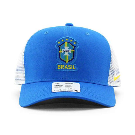 ナイキ メッシュキャップ サッカー ブラジル代表 CLASSIC 99 LOGO TRUCKER MESH CAP C99 LIGHT BLUE WHITE NIKE BRAZIL NATIONAL TEAM CBF