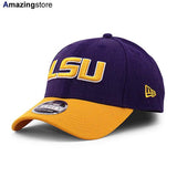 ニューエラ キャップ 9FORTY LSU タイガース  NCAA THE LEAGUE HEATHER STRETCH-SNAPBACK CAP PURPLE-GOLD  NEW ERA LSU TIGERS