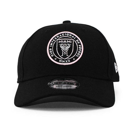 ニューエラ キャップ 9FORTY インテル マイアミ CF MLS THE LEAGUE ADJUSTABLE CAP BLACK NEW ERA INTER MIAMI CF