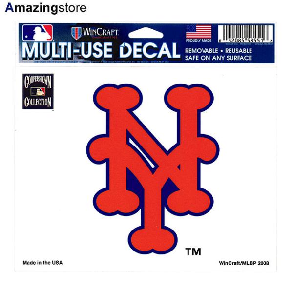 ウィンクラフト ニューヨーク メッツ ステッカー  NEW YORK METS COOPERSTOWN MLB MULTI-USE DECAL  WINCRAFT