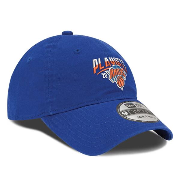 海外取寄 ニューエラ キャップ 9TWENTY ニューヨーク ニックス 2023 NBA PLAYOFFS ARCH ADJUSTABLE CAP ROYAL BLUE NEW ERA NEW YORK KNICKS