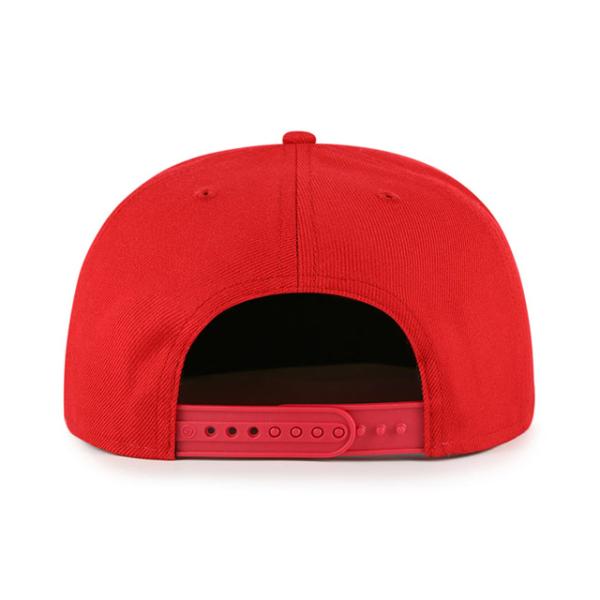 海外取寄 47ブランド キャップ ロサンゼルス エンゼルス MLB CITY CONNECT CAPTAIN SNAPBACK CAP RED  BEIGE 47BRAND LOS ANGELES ANGELS