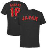 大谷翔平モデル WBC 日本 2023 WORLD BASEBALL CLASSIC Tシャツ PLAYER NAME&NUMBER T-SHIRT BLACK JAPAN SHOHEI OHTANI