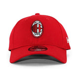 EU限定 ニューエラ キャップ 9FORTY ACミラン SERIA A CORE STRAPBACK CAP RED NEW ERA AC MILAN