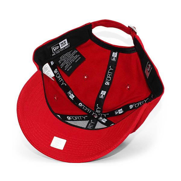 EU限定 ニューエラ キャップ 9FORTY ACミラン SERIA A CORE STRAPBACK CAP RED NEW ERA AC MILAN