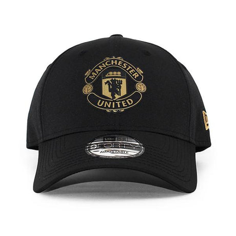 EU限定 ニューエラ キャップ 9FORTY マンチェスター ユナイテッド FC PREMIER LEAGUE BLACK GOLD PACK STRAPBACK CAP NEW ERA MANCHESTER UNITED FC