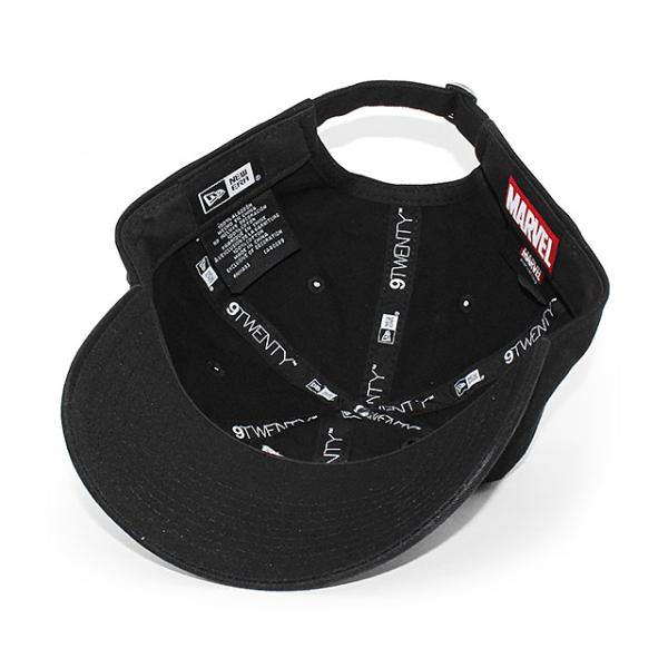 ニューエラ キャップ 9TWENTY マーベルコミックス ブラックパンサー CLASSIC LOGO STRAPBACK CAP BLACK