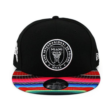 ニューエラ キャップ 9FIFTY スナップバック インテル マイアミ CF  MLS SERAPE 2T TEAM-BASIC SNAPBACK CAP BLACK-MULTI  NEW ERA INTER MIAMI CF