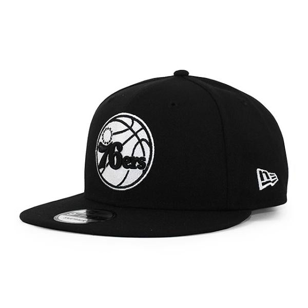 ニューエラ キャップ 9FIFTY フィラデルフィア 76ERS NBA TEAM BASIC SNAPBACK CAP BLACK