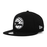 ニューエラ キャップ 9FIFTY フィラデルフィア 76ERS NBA TEAM BASIC SNAPBACK CAP BLACK