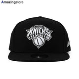 ニューエラ キャップ 9FIFTY スナップバック ニューヨーク ニックス NBA TEAM BASIC SNAPBACK CAP BLACK WHITE NEW ERA NEW YORK KNICKS n70353706