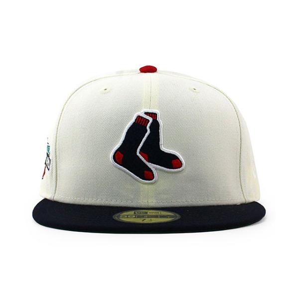 ニューエラ キャップ 59FIFTY ボストン レッドソックス 2012 FENWAY PARK 100YEARS CAP OFF WHITE NEW ERA