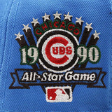 ニューエラ キャップ 59FIFTY シカゴ カブス  MLB 1990 ALL STAR GAME GREY BOTTOM FITTED CAP BLUE-GREEN  NEW ERA CHICAGO CUBS