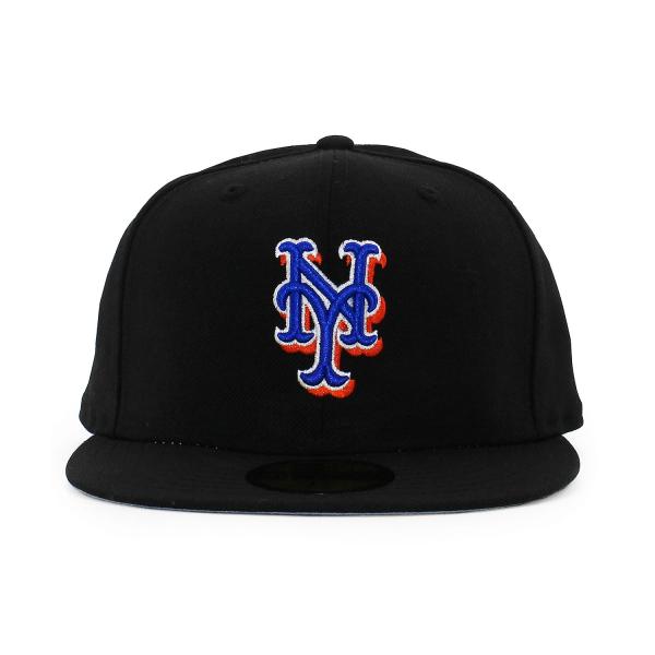 ニューエラ キャップ 59FIFTY ニューヨーク メッツ  MLB OLD AUTHENTIC COLOR ALT 2001-2006 FITTED CAP BLACK  NEW ERA NEW YORK METS
